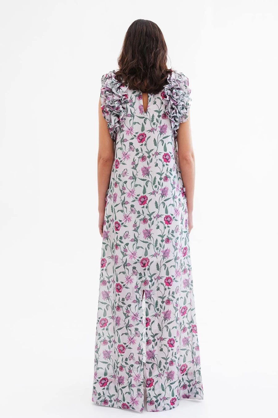 "Isla & White Women's Senta Dress - Elegant & Stylish Floral Summer Dress"