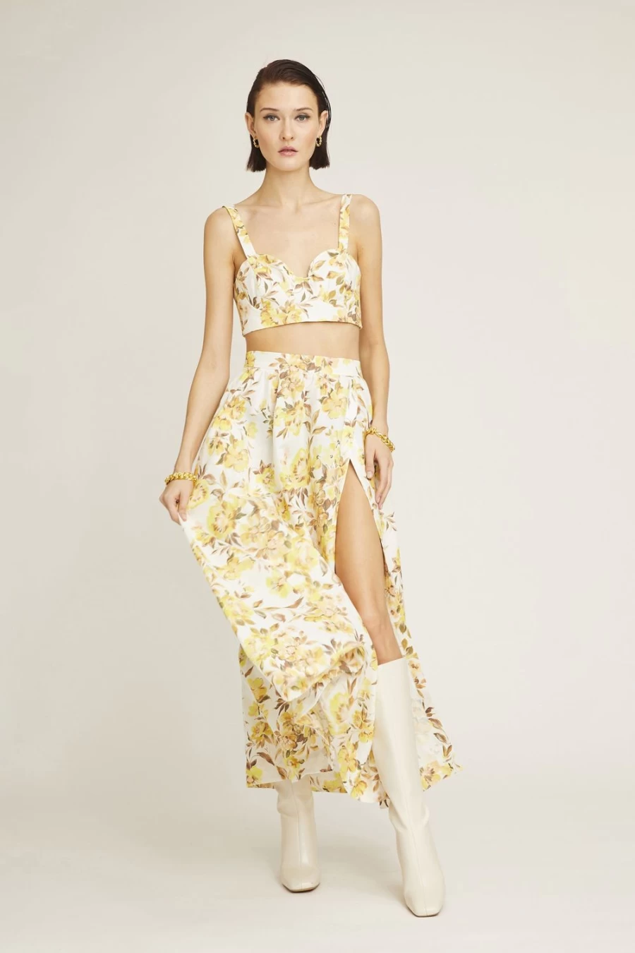 Isla & White Women's Mae Skirt - Elegant & Comfortable Summer Skirt for Women